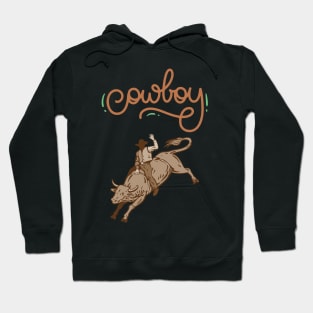 bull rider cowboy Hoodie